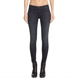 RAG & BONE Black Rae Classic Skinny Jeans 28